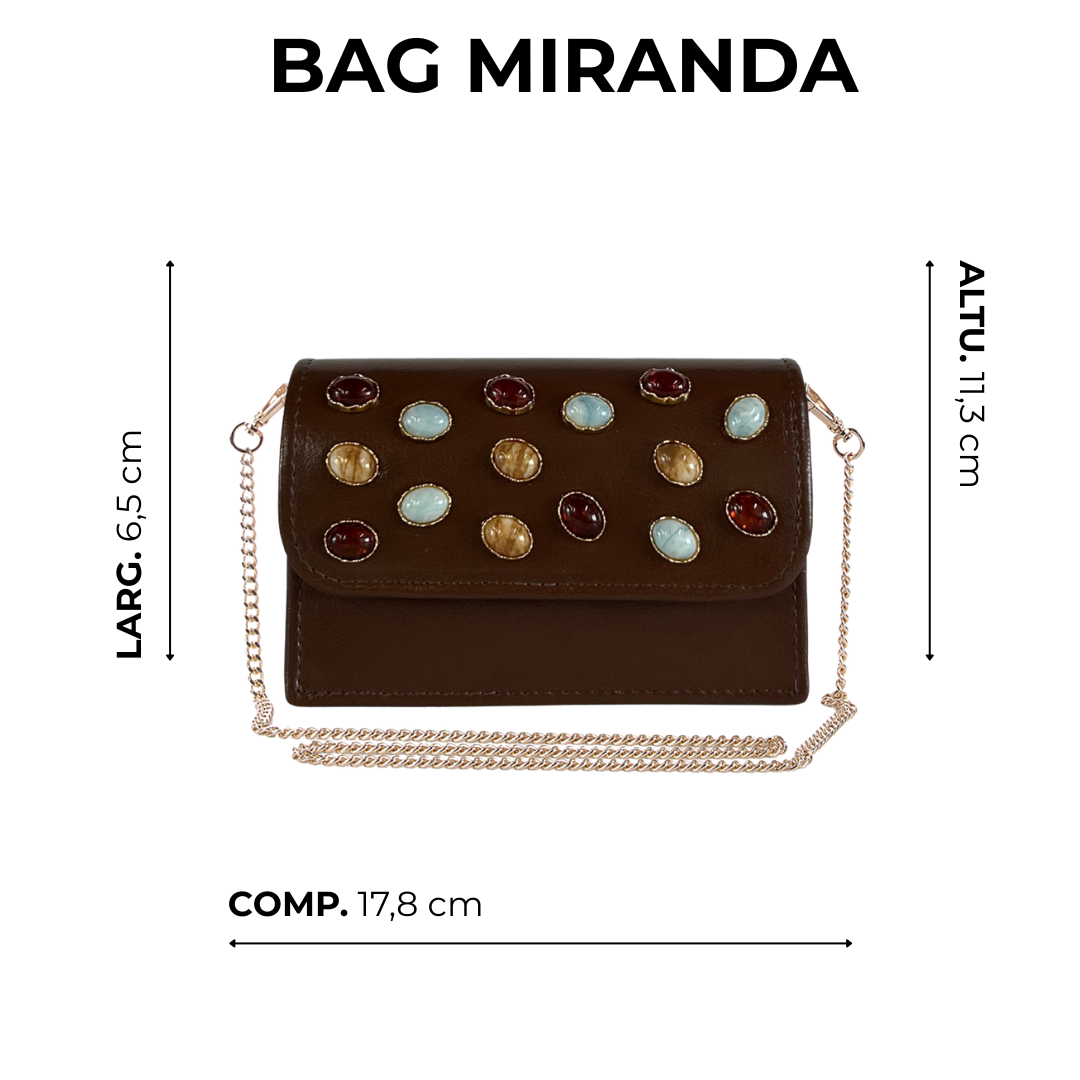 Bolsa Feminina em couro Miranda - Imagem 2