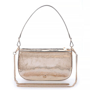 Bolsa Feminina em Couro Zoe Dourada