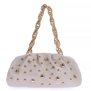 Bolsa Feminina com aplicações cromadas Gaia