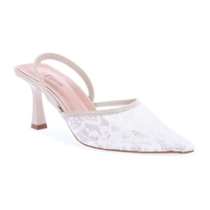 Slingback Feminino em Renda