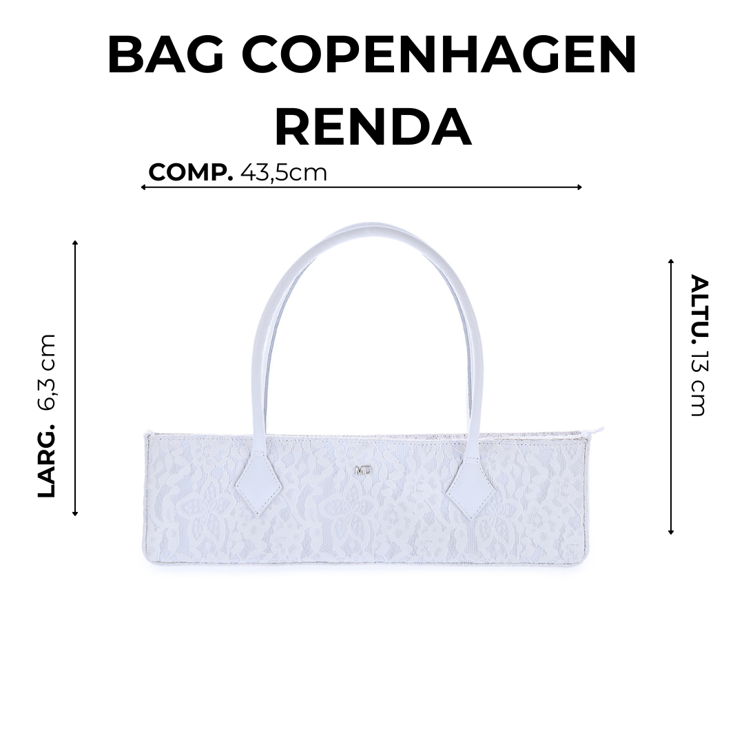 Bolsa Feminina em Couro e Renda Copenhagen - Imagem 2