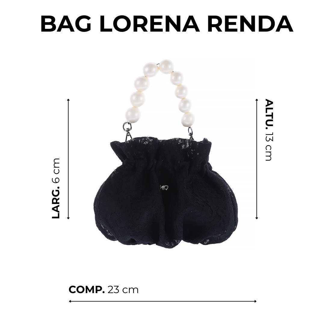 Bolsa Feminina em Renda Lorena - Imagem 2